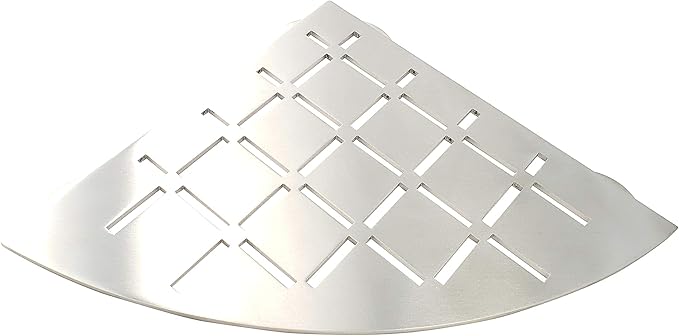 FROSCH Stainless Steel Shower Shelf, Corner - Quadrant (Brushed)