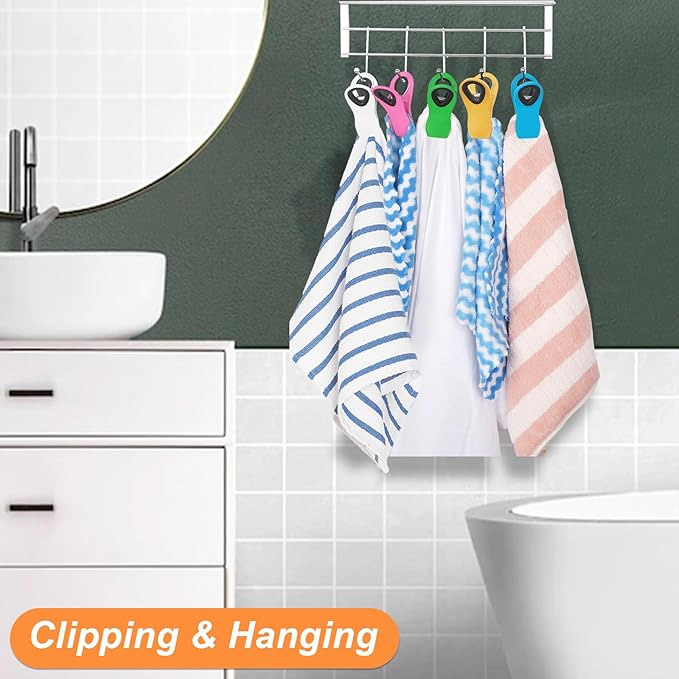 10 Pack Clips - Chip, Bag, Food Clips for Storage & Fridge, Snack, Kitchen, Packages