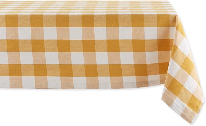 DII Buffalo Check Collection, Classic Farmhouse Placemat Set, 13x19, Dusty Lilac, 6 Piece