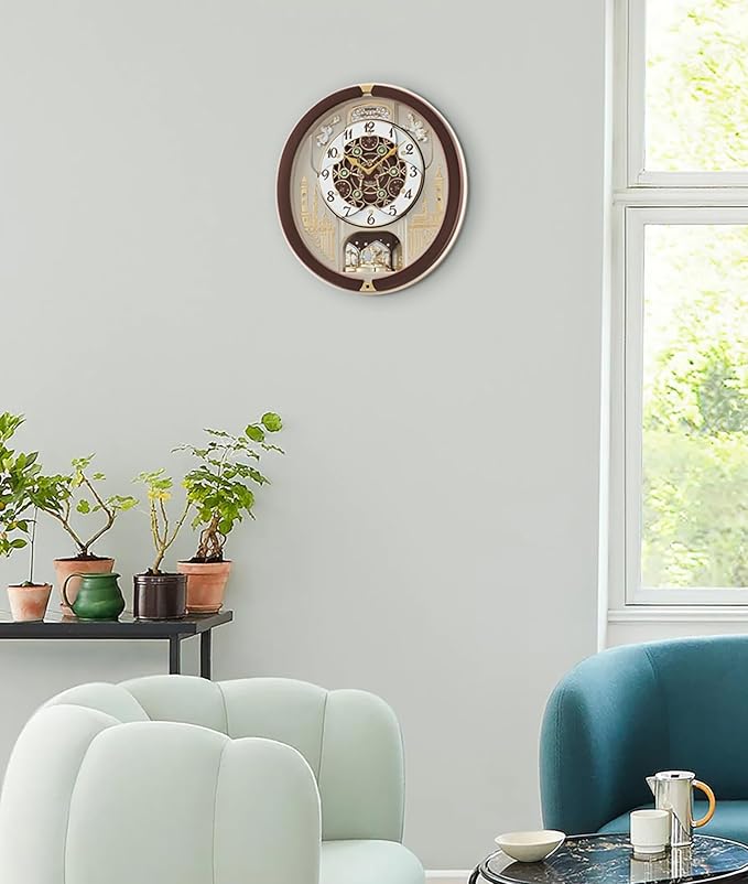 Seiko Melodies in Motion Musical Wall Clock, Spring Dance