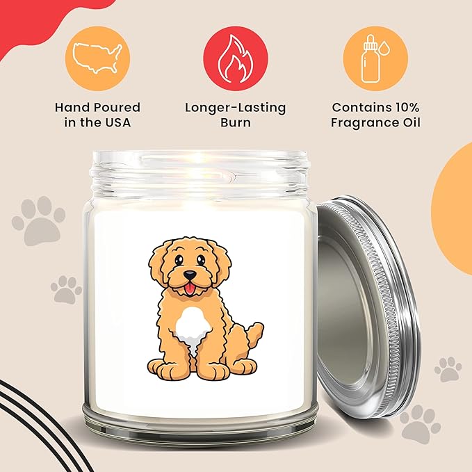 1OAK Lavender Scented Candles - Made in USA (Goldendoodle)