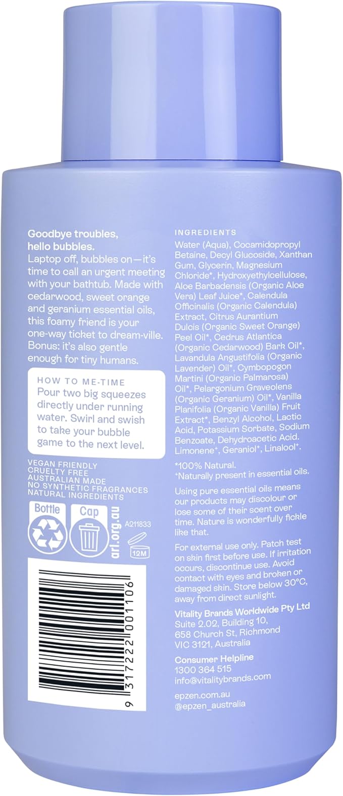 Dream Bubble Aromatic Bathing Bubbles US 16.91fl. oz.