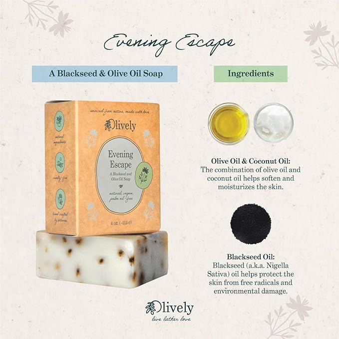 7 Pack - All Natural Soap Bar - Jasmine, Gardenia, Laurel, Pine, Mint, Blackseed and Olive Oil Soaps - Natural Soap Bar - Bar Soaps Handmade 100% natural - Body Soap