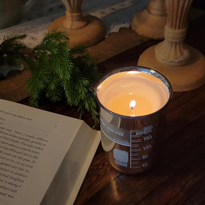 Pine Scented Candles for Men - Natural Soy Candles | Candles for Home Scented | Gifts Under 20 Dollars | 40 Hours Long Burning 7oz