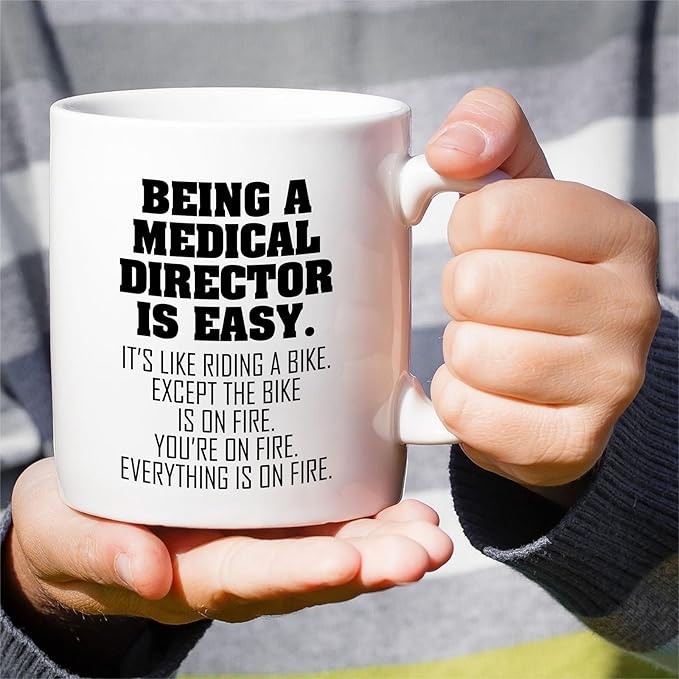 Retreez Funny Medical Director Mug - 11 Oz Ceramic Coffee or Tea Cup - Humorous Sarcastic Gift for Chief Medical Officer, Clinical Director - Birthday, Holidays, Appreciation Gift For Men, Women, Him