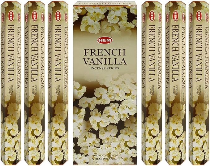 French Vanilla Incense Sticks and Incense Stick Holder Bundle Insence Insense Hem Incense Sticks