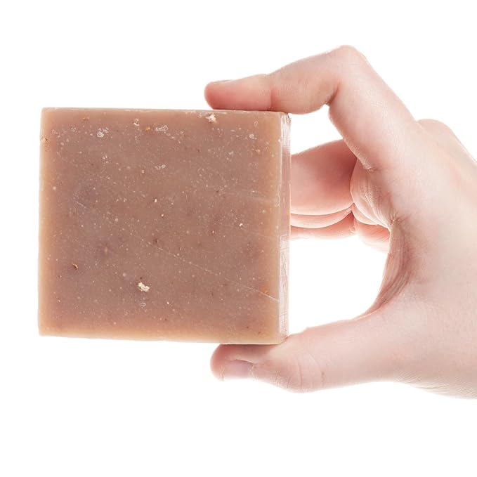 360Feel Oatmeal Milk and Honey Soap - Handcrafted Castile Soap Bar with Soothing Scent - Handmade with Essential Oils - Suitable Gift for Anniversaries, Weddings, and Holiday Stockings - 4 pack