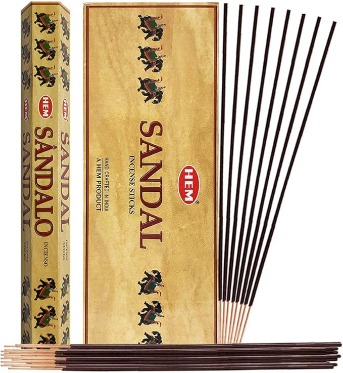 TRUMIRI Sandal (Sandalo) Incense Sticks & Holder Bundle