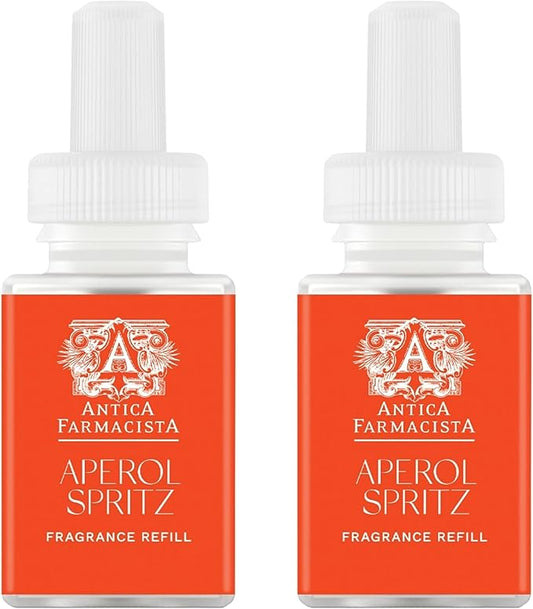 Pura & Antica Farmacista Home Scent Refill - Smart Home Air Diffuser Fragrance - Up to 120-Hours of Luxury Fragrance per Refill - Household Essential - Safe Diffuser Fragrance - 2 Pack, Aperol Spritz
