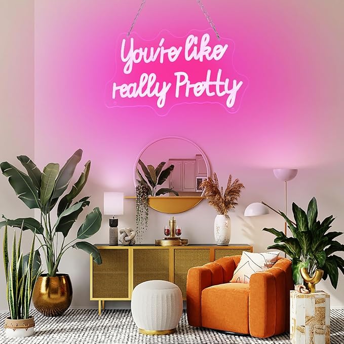 You like really pretty Led Neon Sign 15 * 9 inch, Pink neon lights with USB for Room decor,neon sign for Wall decor,Birthday,light up sign for wedding sign,Bacelorette Party,Bedroom,Gift