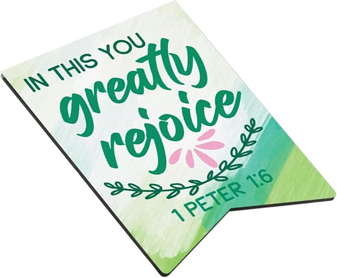 72 Pieces Christian Magnetic Bookmarks for Women, Small Religious Scripture Bible Verse Magnets, 12 Watercolor Designs (1 x 1 in Bible Bookmark)