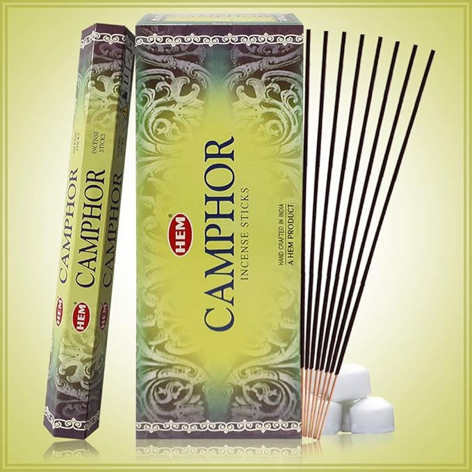 Camphor Incense Sticks and Incense Stick Holder Bundle Insence Insense Hem Incense Sticks
