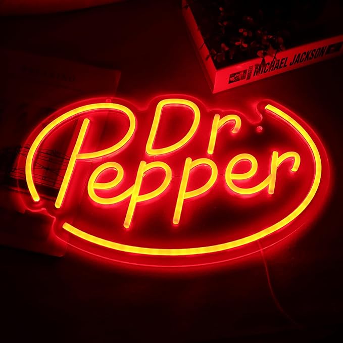 Neon Signs for Wall Decor,Neon Lights for Bedroom Led Business Signs Suitable for Drinks Shop、Man Cave、Christmas Gifts,16 * 10Inch(red)