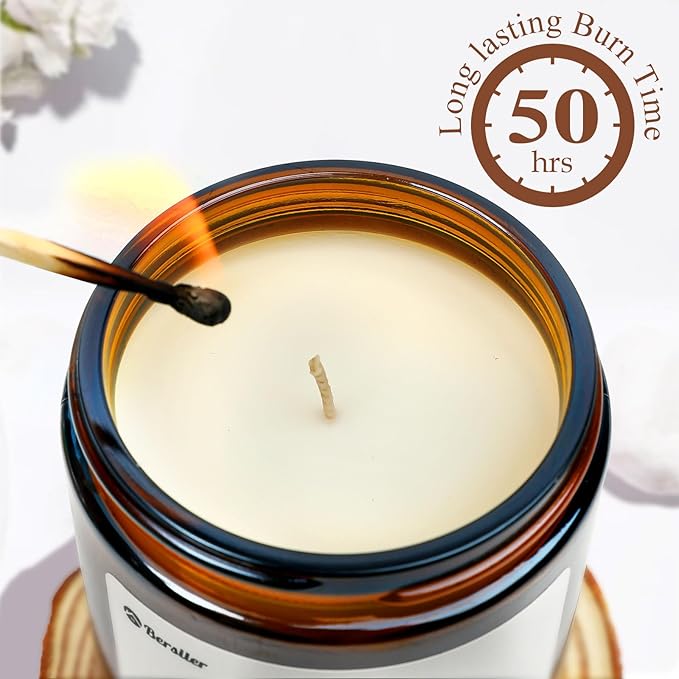 Gifts for Mom from Daughter or Son, Christmas Birthday Mothers Day Candles Gifts for Mom, Lavender Eucalyptus Aromatherapy Candle for Women Help with Stress Relief, 50 Hour Burn Time, 9 oz
