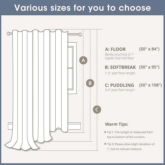 INK+IVY Boho Curtains for Bedroom Single Panel Window Curtains for Living Room, 100% Cotton Tufted Chenille Stripe Modern Farmhouse Curtains Light Filtering Drapes for Bedroom, 50" x 84", Ivory/Navy