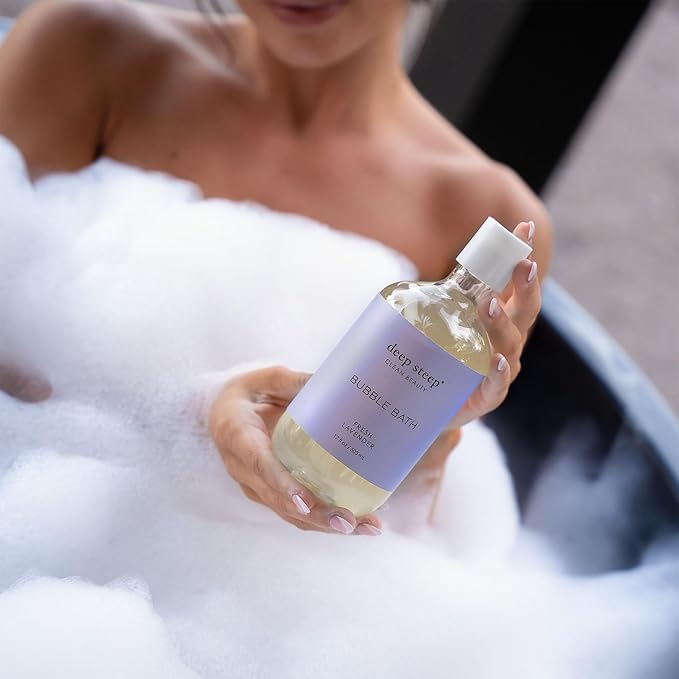 Deep Steep Bubble Bath, 17 Ounce (Pack of 2) (Fresh Lavender)