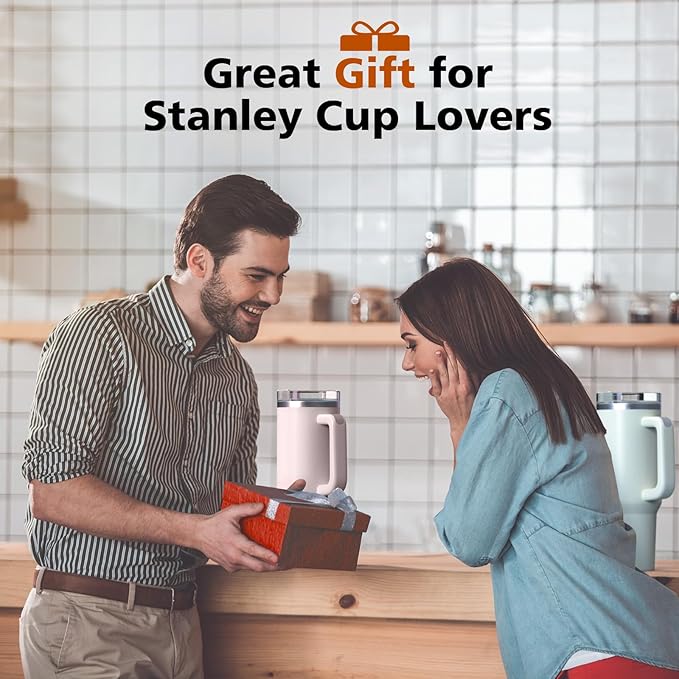 Water Bottle Organizer for Stanley 40 oz, Rotating Stanley Cup Organizer Holder, Tumbler Organizer Holder, Stanley Cup Accessories, Easy to Install, White๏ผPatented Product๏ผ