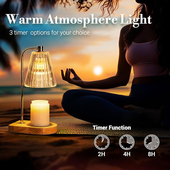 Wedding Gifts for Couples 2025, Candle Warmer Lamp for Engagement Gifts, Bridal Shower Present, Wedding Registry Gifts for Newly Wed Bride and Groom, Candle Wax Warmer Lamp with 2 Bulbs
