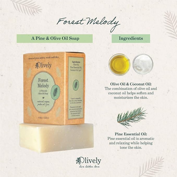 7 Pack - All Natural Soap Bar - Jasmine, Gardenia, Laurel, Pine, Mint, Blackseed and Olive Oil Soaps - Natural Soap Bar - Bar Soaps Handmade 100% natural - Body Soap