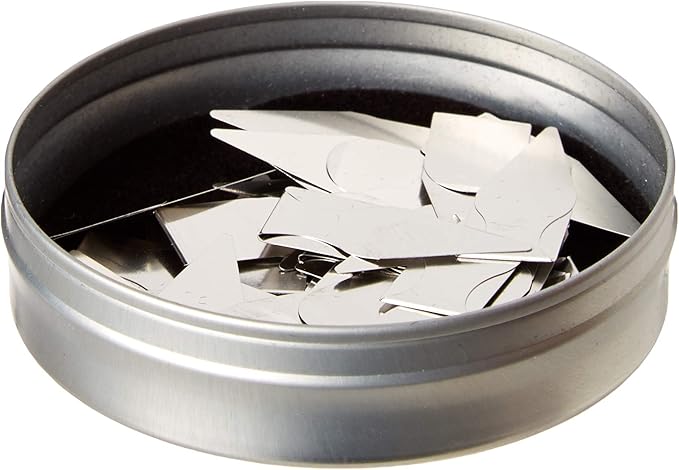 Stellar Factory Book Darts: Thin Stainless Steel Mini Bookmarks - 50 Count