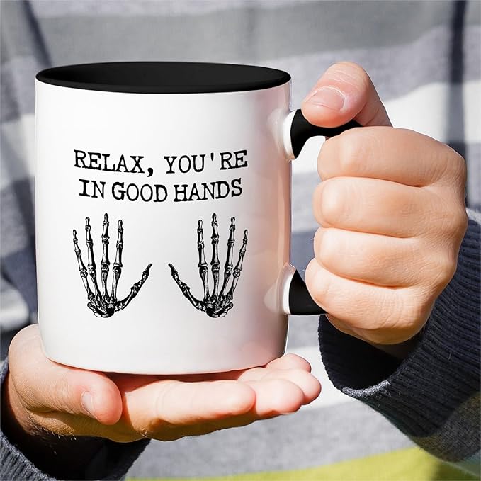 Retreez Funny Orthopedist Mug - 11 Oz Ceramic Coffee or Tea Cup - Humorous Sarcastic Gift for Orthopedic Surgeon, Orthopedic Specialist, Chiropractor - White Mug with Black Handle and Inner