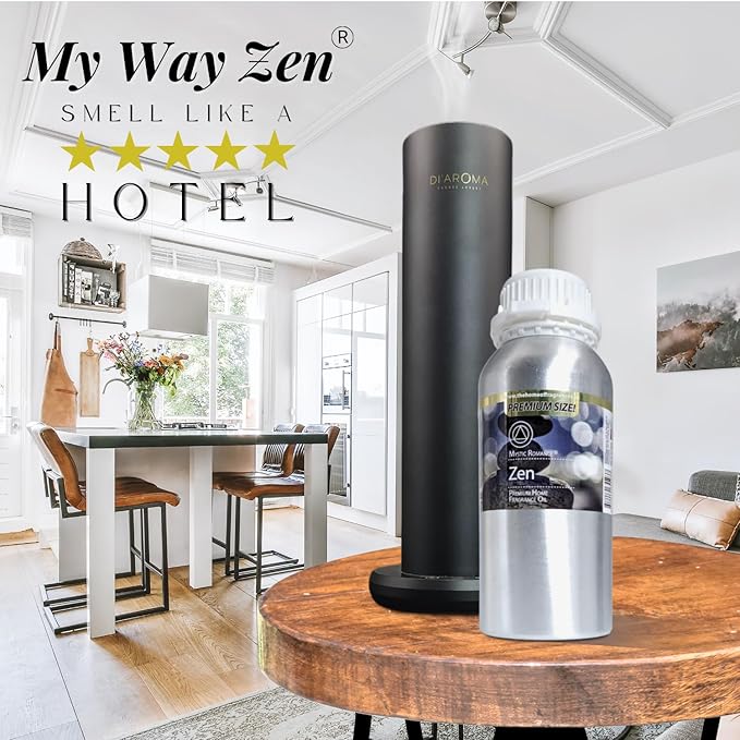 Mystic Romance My Way Zen Premium Home Fragrance Oil - for Aroma Oil Diffusers and Burner Oil Lamps (600ml, My Way Zen)