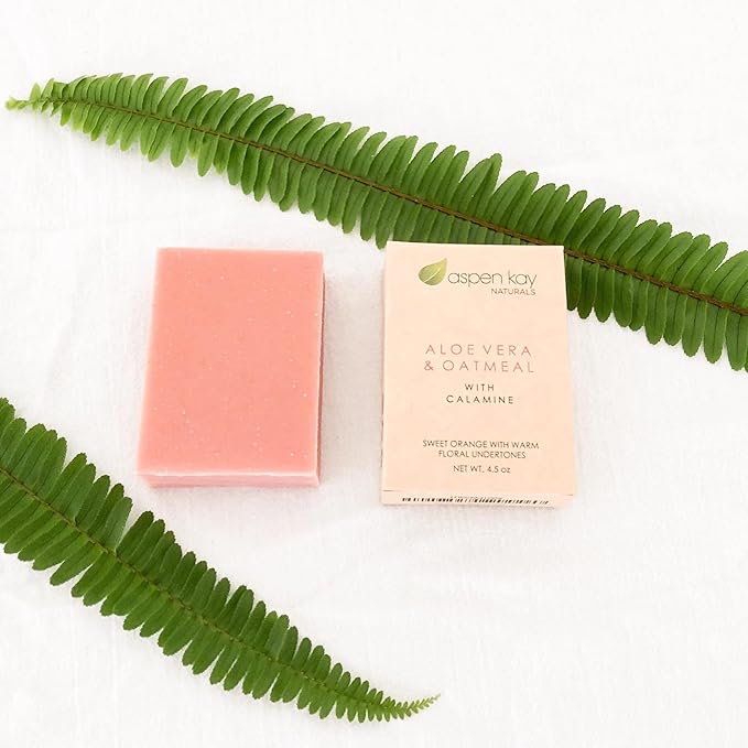 Aspen Kay Naturals Soap Bars (1, Aloe Vera & Oat Meal With Calamine)