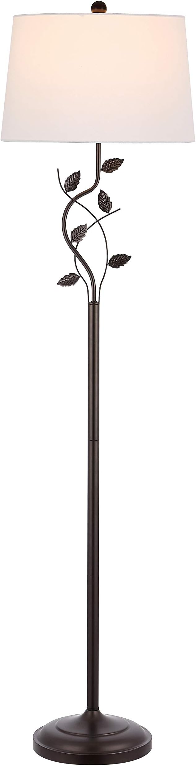 SAFAVIEH Lighting Collection Rudy 62-inch Black Iron Floor Lamp (LED Bulb Included) FLL4091A