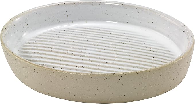 Avanti Linens - Soap Dish, Guest Bathroom Essentials, Modern Home Decor (Drift Collection)