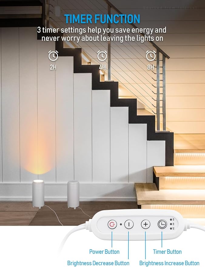 TORCHSTAR 5CCT Zoomable Uplighting Floor Can Light, 10.39 Inch High, 15°- 60°Beam Angle, 1200LM Dimmable Spot Light with Auto Switch, 1800K-5000K, Adjustable Up Lights Indoor for Plant Picture, White