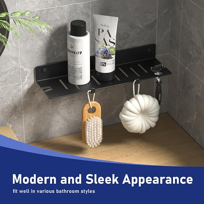 Wall Mount Shower Shelf, 304 Stainless Steel Shower Caddy for Bathroom, All-Purpose Wall Shelf Shower Organizer