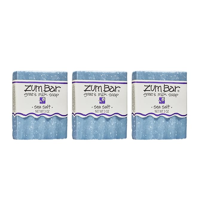 Zum Bar Goat's Milk Soap - Sea Salt - 3 oz (3 Pack)