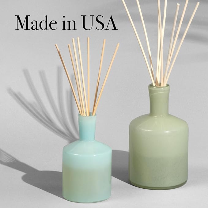 LAFCO New York Reed Diffuser Refill, Fresh Cut Gardenia - 8.4 oz - Up to 4-Month Fragrance Life - Includes Natural Wood Reeds - Free of Dyes & Propellants - Made in the USA