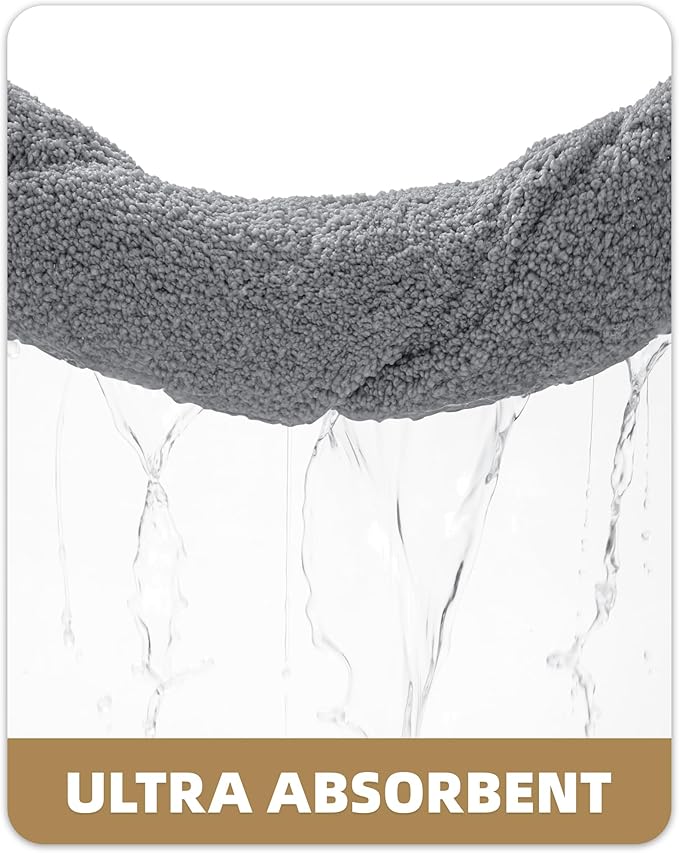 Color&Geometry Large Bath Rugs Non Slip Washable- 24"x36" Absorbent Dark Grey Bathroom Rugs, Soft Bath Mats for Bathroom Floor, Shower, Bathtub, Laundry