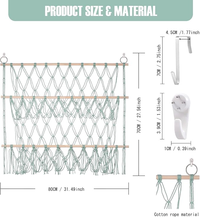 Stuffed Animal Net or Hammock Large Corner Storage for Plushies Stuffed Animals Zoo Wall Hanging Organizer Holder for Toy Hammock, Space-Saving Kids Nursery Decor (Green)