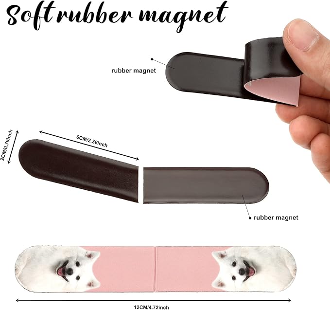 Magnetic 30PCS Cute Magnet Bookmark Clips for Women, Men, Kids, Teachers & Pets