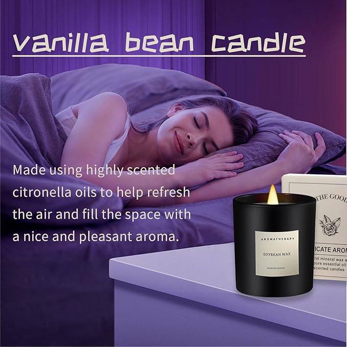 Butterfly Vanilla Candle – Aromatherapy Candle with Rotating Golden Butterfly Spinner, Scented Candle Gift for Relaxation, Home Décor & Special Occasions (White Peach Oolong, Black)