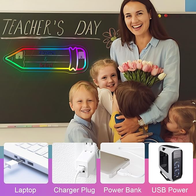 Read Book And Be Kind Neon Sign Student Classroom Neon Lights For Wall Decor Dimmable Colorful Light Up Sign For Bedroom Library Classroom Reading Study Room Decoration Boy Girls Gifts