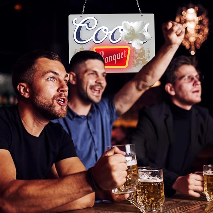 JFLLamp Beer Neon Signs for Wall Decor Crs Banquet Neon Lights for Bedroom Led Signs Suitable for Dormitory Man Cave Christmas Gift