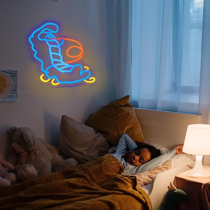 Alice in Wonderland Decor Blue Caterpillar Neon Signs for Wall Art Decor, The Smoking Caterpillar LED Lights for Dimmable LED Lights for Bedroom Man Cave Party Bar Decoration Birthday Gifts