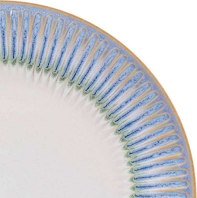 Pfaltzgraff Hensley Blue 12 Piece Dinnerware Set, Service For 4