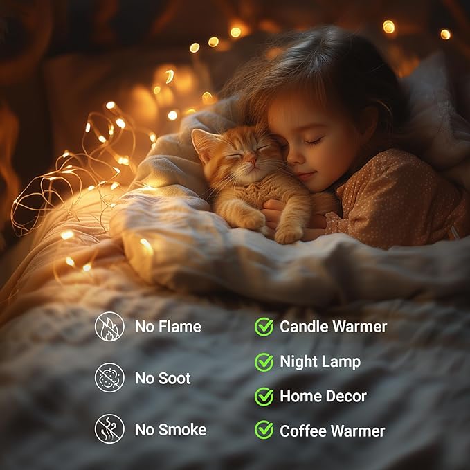House Warming Gifts New Home, Candle Warmer Lamp Housewarming Gifts for Couples Women Friends, Wax Melt Warmer Lamp with 2 Bulbs, Unique Gift Ideas for Home Living Room Decor
