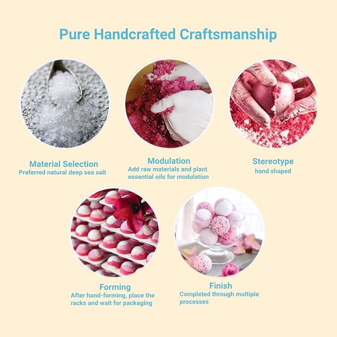 Bath Bombs with Many Different Amazing Ccents,Bath Bombs for Women with Stress Relief SPA, Natural Bulk Bath Bomb Set for Girls with Suprise Refreshing Fragrance