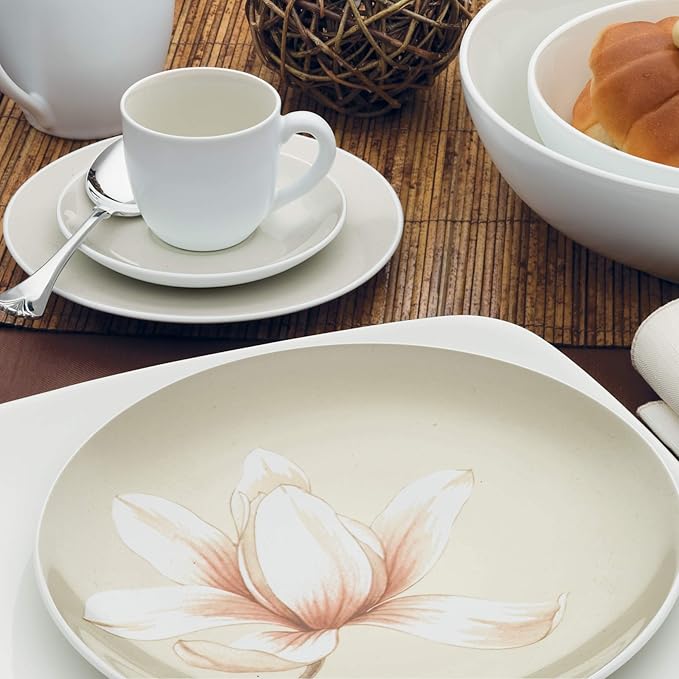 Noritake Colorwave White 4-Piece Square Place Setting, Service for 1