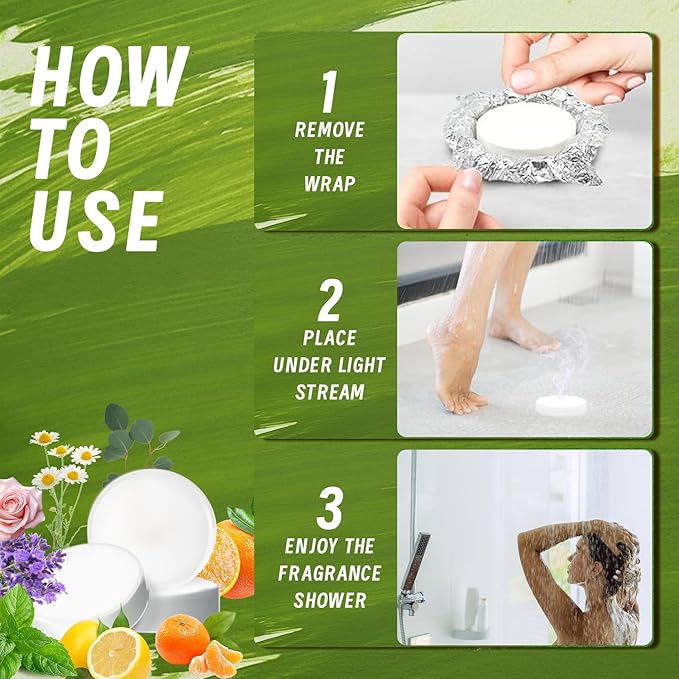 Shower Steamers Aromatherapy, Birthday Gifts for Women Men, Self Care Set for Friends, 10 Different Shower Bombs with Fruity Floral Fragrances, Mother's Day Gift,Home Spa Essentials