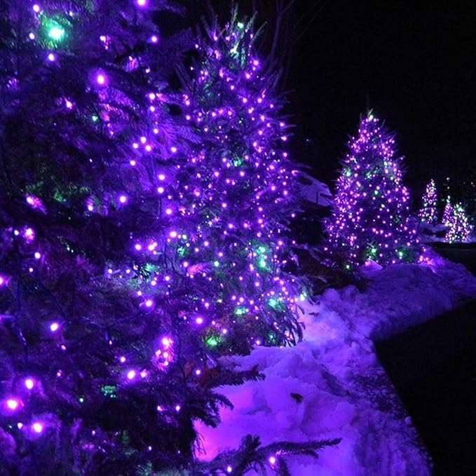 Solar Christmas Lights,Total 400LED 144FT 8ModesChristmas Lights Outdoor,Waterproof LED Solar for Christmas Decoration, Pack of 2