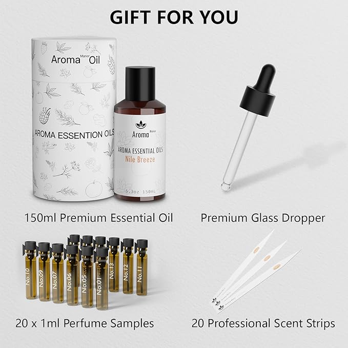 Hotel Diffuser Oil - Gardenia Essential Oils for Scent Air Cold Diffuser - Gardenia, Jasmine, Green Leaves, Lily of The Valley - Home Luxury Scents Aroma Fragrance