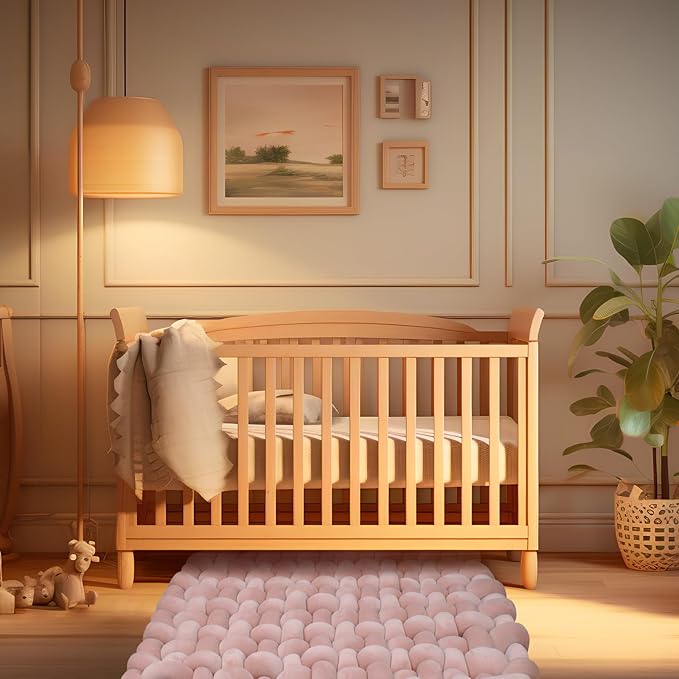 XHJRI Thickened Braided Knot Seat Mat, Knotted Floor Decorative Cushion, Handmade Baby Infant Playing Pad Nursery Rug (27.5 * 31.5 Inch,Black)