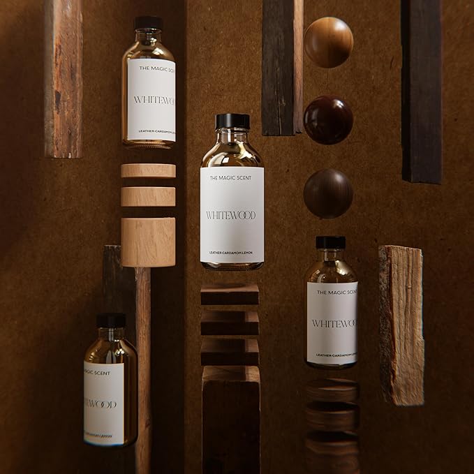 Whitewood Oils for Diffuser - HVAC, Cold-Air, & Ultrasonic Diffuser Oil Inspired by The 1 Hotel, Miami Beach - Essential Oils for Diffusers Aromatherapy - 4 fl oz, 120 mL