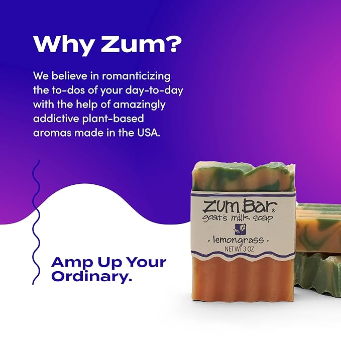 Zum Bar Goat's Milk Soap - Lemongrass - 3 oz (6 Pack)